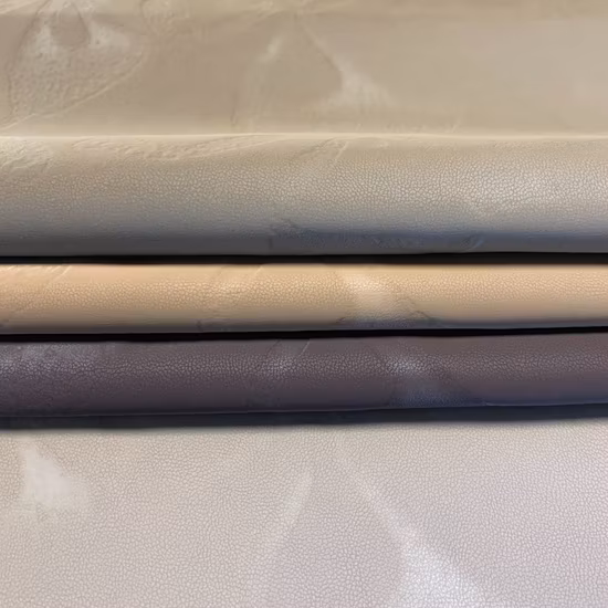 돋을새김된 방수 소파 덮개 Rexine PVC 인공 합성 가죽 직물